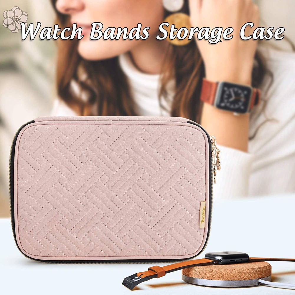 Watch Organizer Case Durable Multifunction Portable Travel For Apple Watch Strap Band Carry Bag Watchband Storage Box BagNew