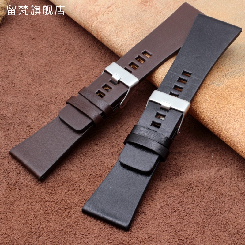 Large Watch Strap 26mm 27mm 28mm 30mm 32mm 34mm Suitable for Seven On Friday Diesel FEICE Men's Wrist Watch Band Bracelet