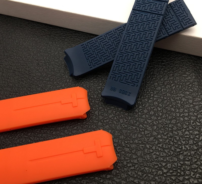 Silicone Rubber Watch Strap, 20mm, Fit for Tissot, for T-Touch 2 II, T047420A, T013420 Z353, Free Tools