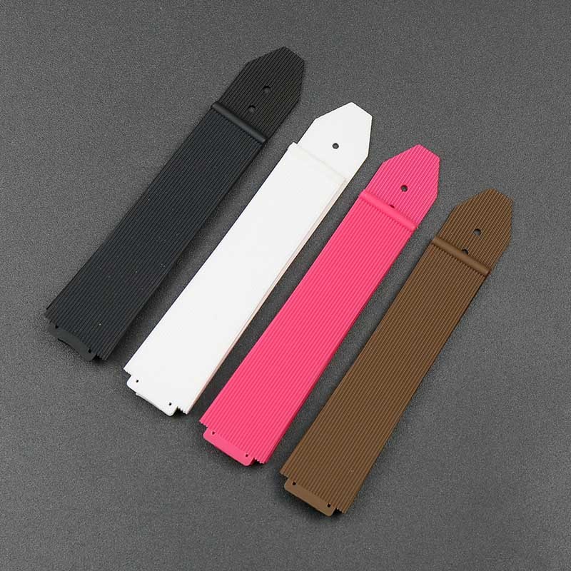 Women Silicone Strap 15mm x 21mm For Hublot Watch Strap Rubber Strap Waterproof Sport Watch Accessories