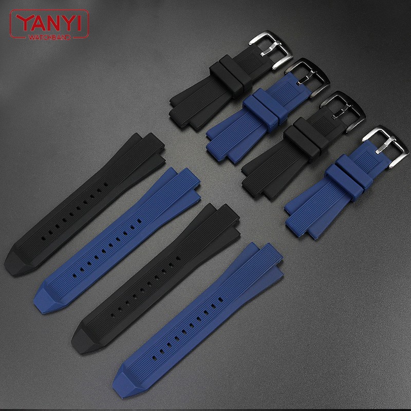 Silicone Rubber Watch Band Convex Interface 13mm For M-K MK8184 MK8295 MK8296 MK8445 MK8152 Watchband Man Watches Strap