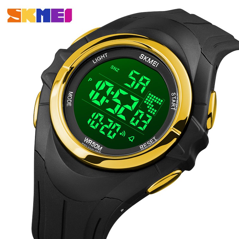 SKMEI Japan Digital Military Movement 5Bar Waterproof Men's Watch LED Light Stopwatch Wristwatch Relogio Masculino 1790