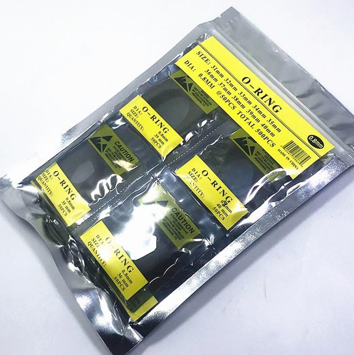 Pack of 500pcs to 900pcs Waterproof Watch Case Back Gasket O Ring 0.5mm 0.6mm 0.7mm 0.8mm 0.9mm Thick W8697