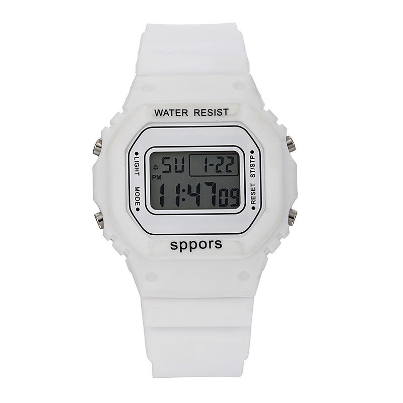 New Fashion Square Digital Watch Women Sports Watches Wrist Watch Electronic Clock