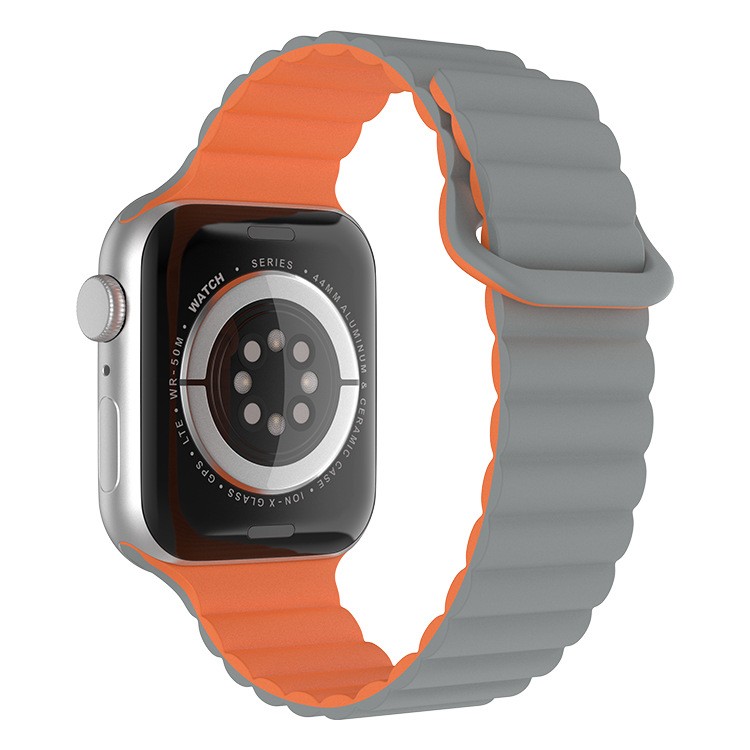 Magnetic strap For Apple watch band 41mm 45mm 44mm 40 42mm 38mm For iWatch SE Series 2 1 5 4 3 6 7 Sport Silicone Bracelet Loop