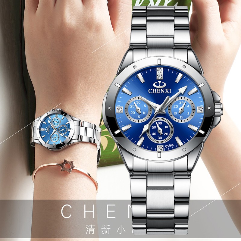 CHENXI Fashion Colors Top Brand Relogio Luxury Women's Watches Casual Waterproof Women's Watch Fashion Dress Rhinestone Watch 2022