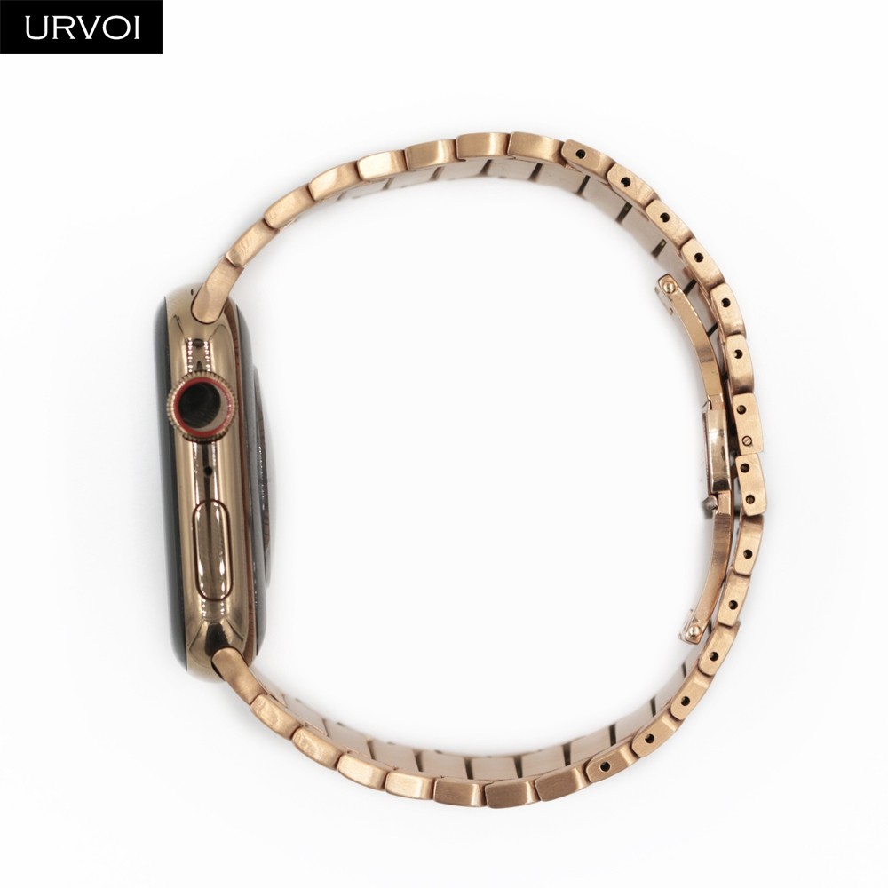 URVOI الفرقة لساعة أبل 7 6SE5 4 3 ربط سوار حزام ل iWatch 41 45 ملليمتر عالية الجودة الفولاذ المقاوم للصدأ قابل للتعديل الفرقة Gen.6th