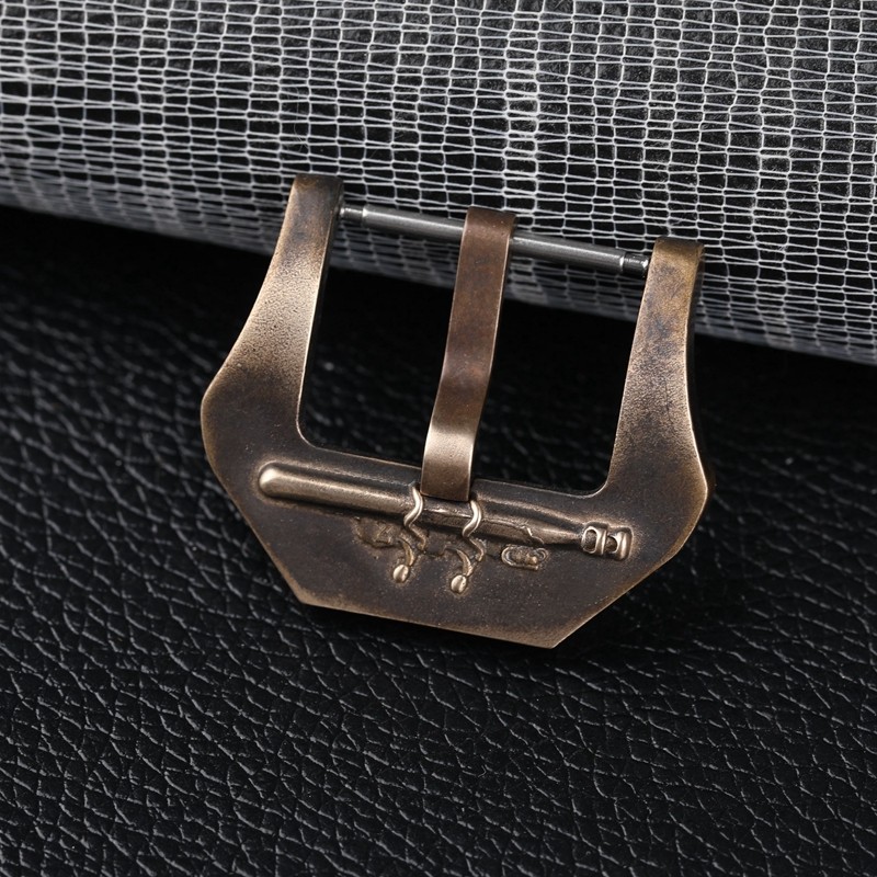 Submarine Bronze Buckle 22 24 26MM For PAM Bronze Watch Leather Rubber Strap Buckle Bronze Watch Buckle