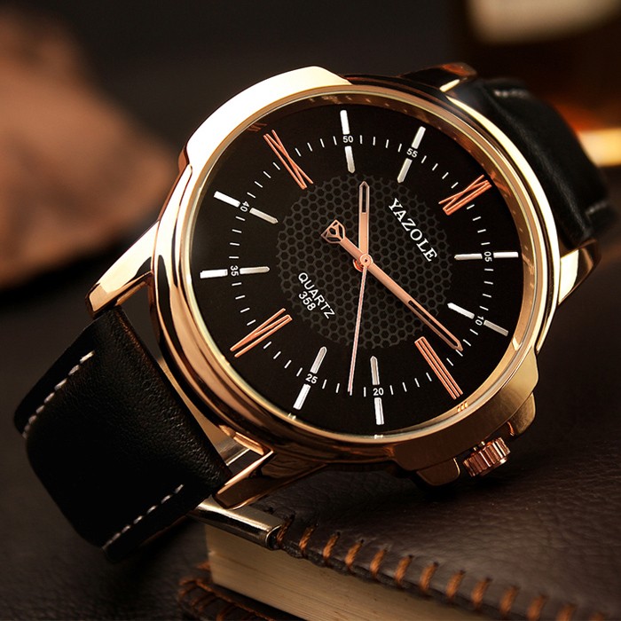 Casual Men's Watch Simple Business Style Leather Strap Watches For Men Sports Waterproof Quartz Wristwatch relogio masculino