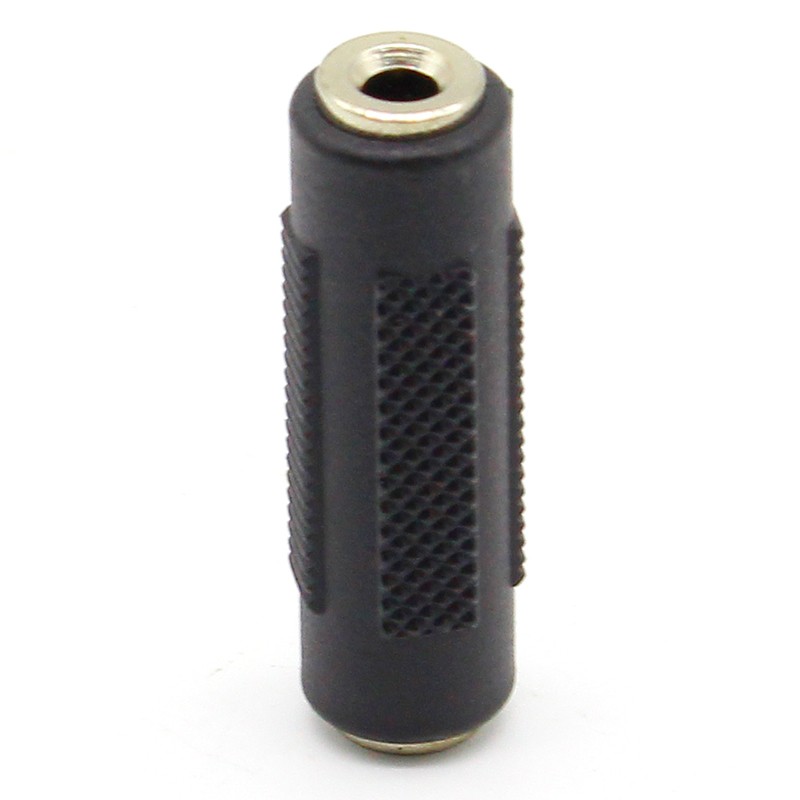 1pc 3.5mm Female to 3.5mm Female Jack Stereo Coupler Adapter