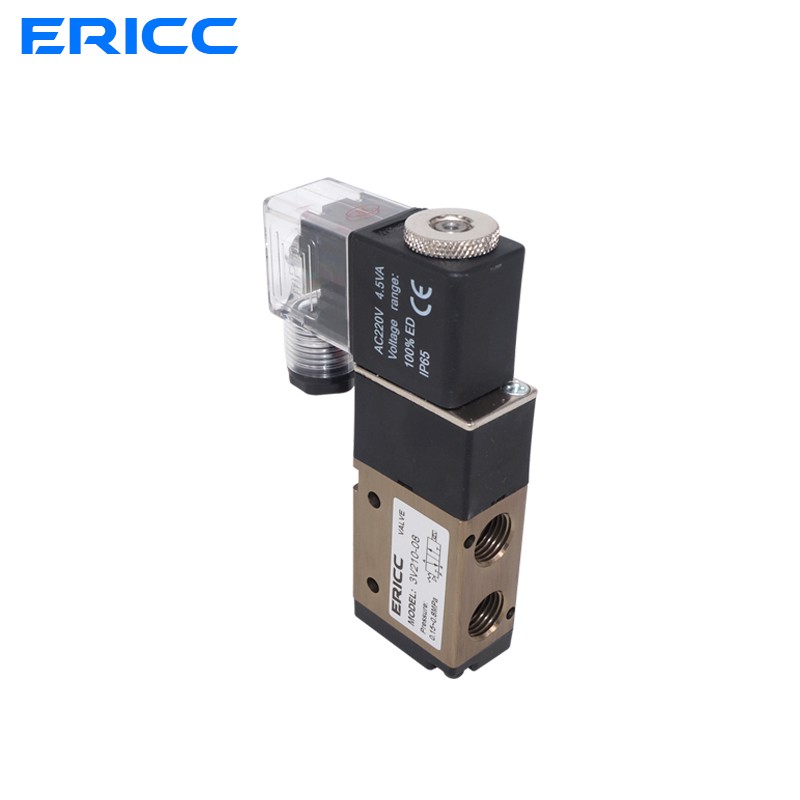 3 طريقة ميناء 2 موقف 3V210-08 عادة مغلقة DC12V 24 فولت AC220V هوائي الهواء الملف اللولبي صمام التحكم الكهربائي الغاز صمام مغناطيسي