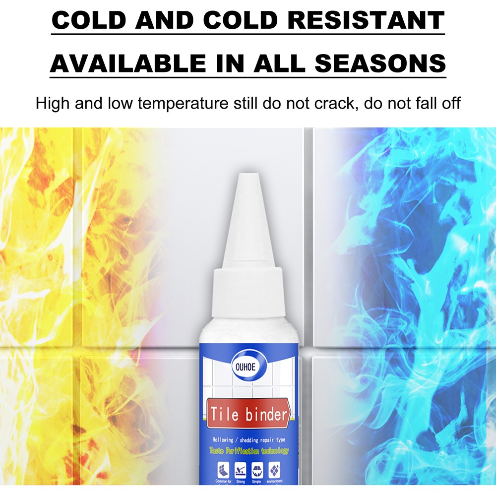 100ml Professional Tile Repair Glue Paste Power Fast Adhesive Wall Repair Tile Repair Professional Glue for Home