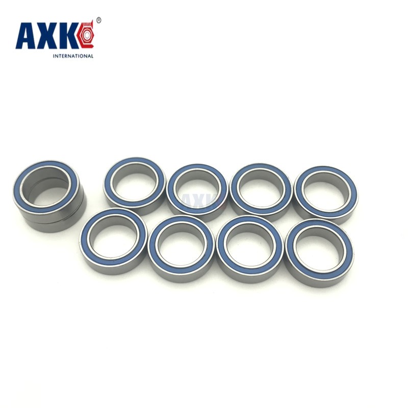 Real bearing 2021 Rodamientos 6702rs (10pcs) 15*21*4 mm thin section 6702-2rs ball 61702 rs 6702 2rs with blue stamped