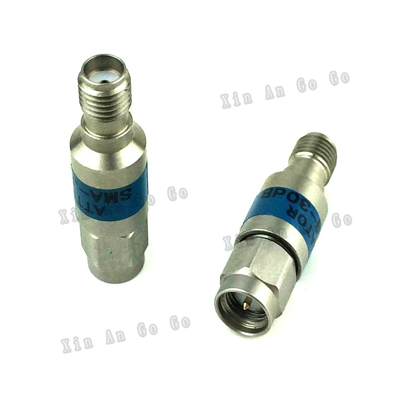 SMA Coaxial Attenuator SMA Male to Female, 2W DC 6.0GHz 1dBi Free Shipping