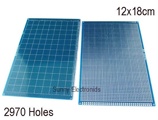 10 x PCB DIY One Side Universal Prototype Circuit Board 12 x 18cm (4.7" x 7") Single Sided Breadboard PCB