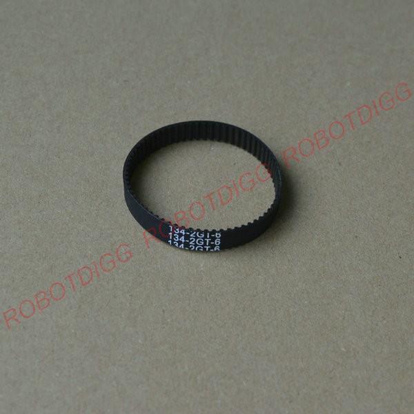 10pcs/lot, MXL timing belt, closed loop, B133MXL B134MXL, 3mm 6mm width