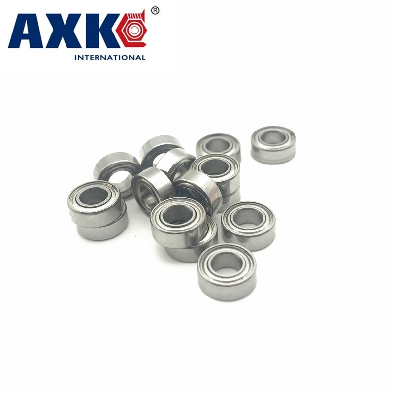 Axk Free Shipping 7x14x4mm S687 Zz W4 Abec3 7x14x4mm Stainless Steel Bearings