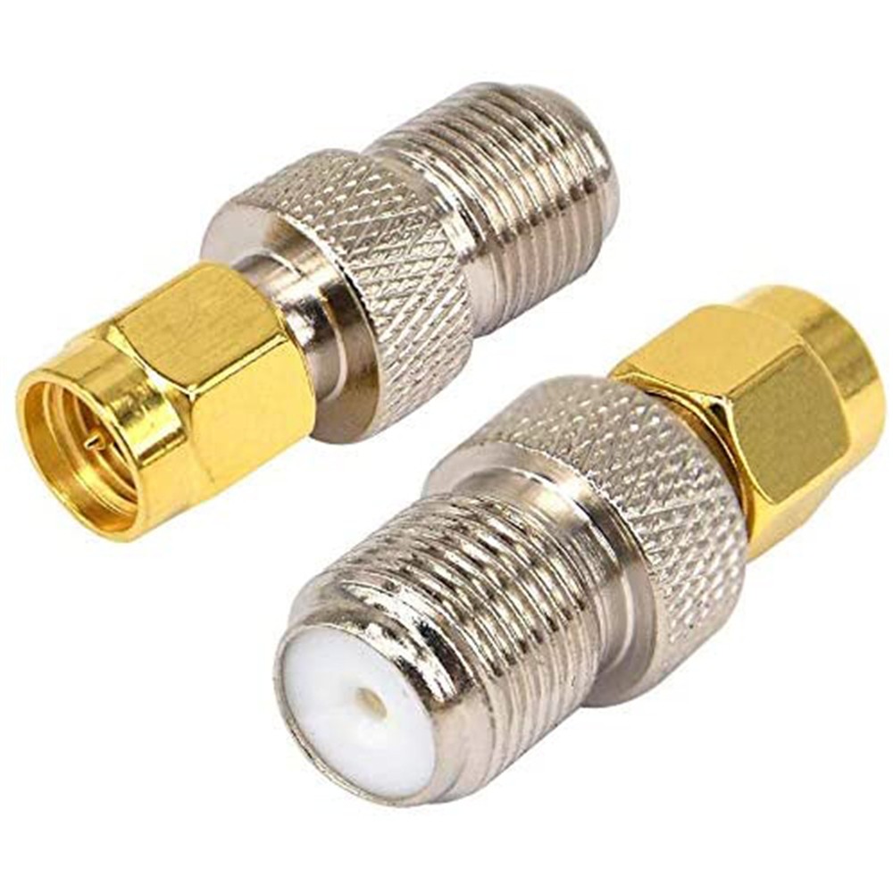 2pcs/1pcs F Type Female to SMA Male Adapter RF Coaxial Coax Antenna Cable F Female to SMA Male Connector