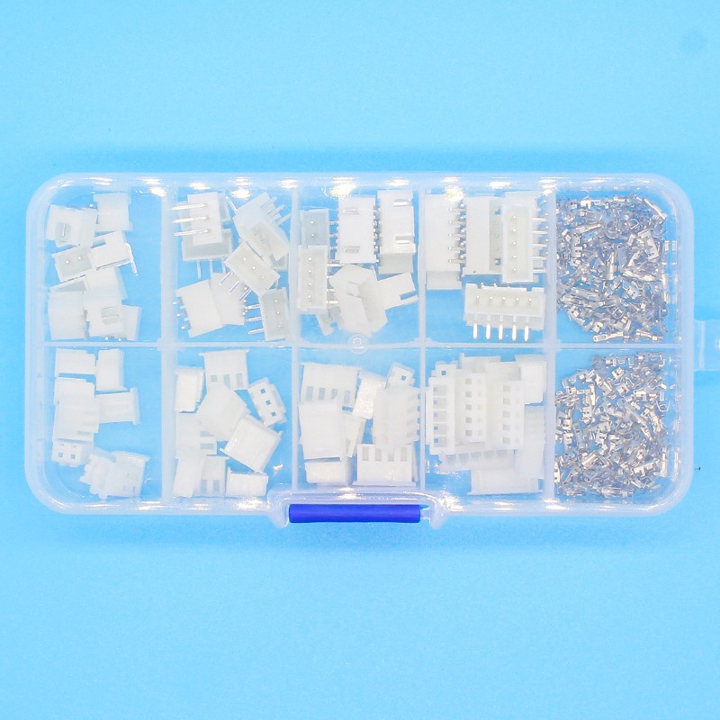 40 sets Kit in box 2p 3p 4p 5pin Right angle 2.54mm Pitch Terminal / Housing / Pin Header Connector Adaptor XH Kits