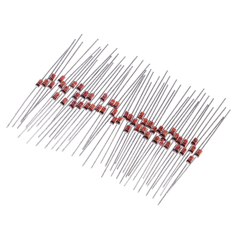 50 قطعة/الوحدة 1 واط 5.1 فولت منظم 1N4733A 1N4733 IN4733A IN4733 5V1 فولت DO-35 زينر ديود تشكيلة متنوعة مجموعة بالجملة