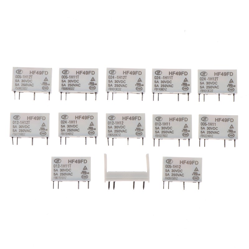 الغرض العام الجهد التتابع HF49FD-005-1H12 005-1H12 HF49FD DC5V 1H12 4PIN 5A 20x5x12.5mm