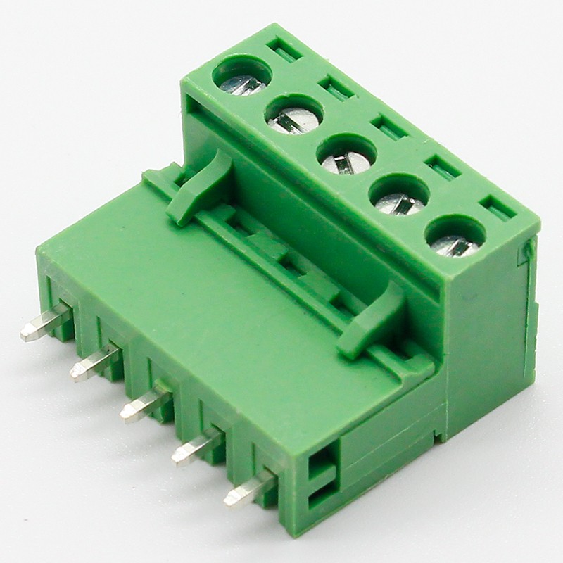 10 sets ht5.08 5pin Terminal plug type 300V 10A 5.08mm pitch connector pcb screw terminal block