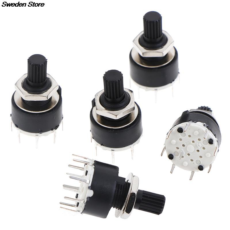 1pc SR16MM Rotary Switch 2 Pole 3 4 Position 1 Pole 5 6 8 Position Hub Band Switch