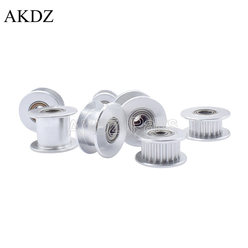 2GT idler pulley 20 teeth bore 5 8mm width bearing timing belt for 10 15mm 3D printer accessories screwing wheel