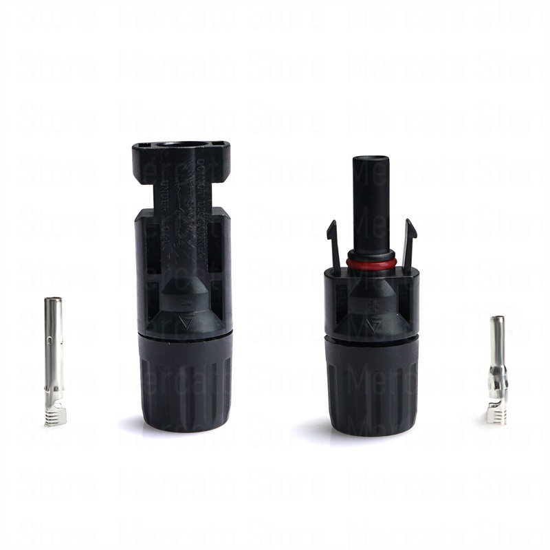 1Pair Male and Female Solar Connector Solar Solar Plug Cable Connectors for Solar Panels and Photovoltaic Systems