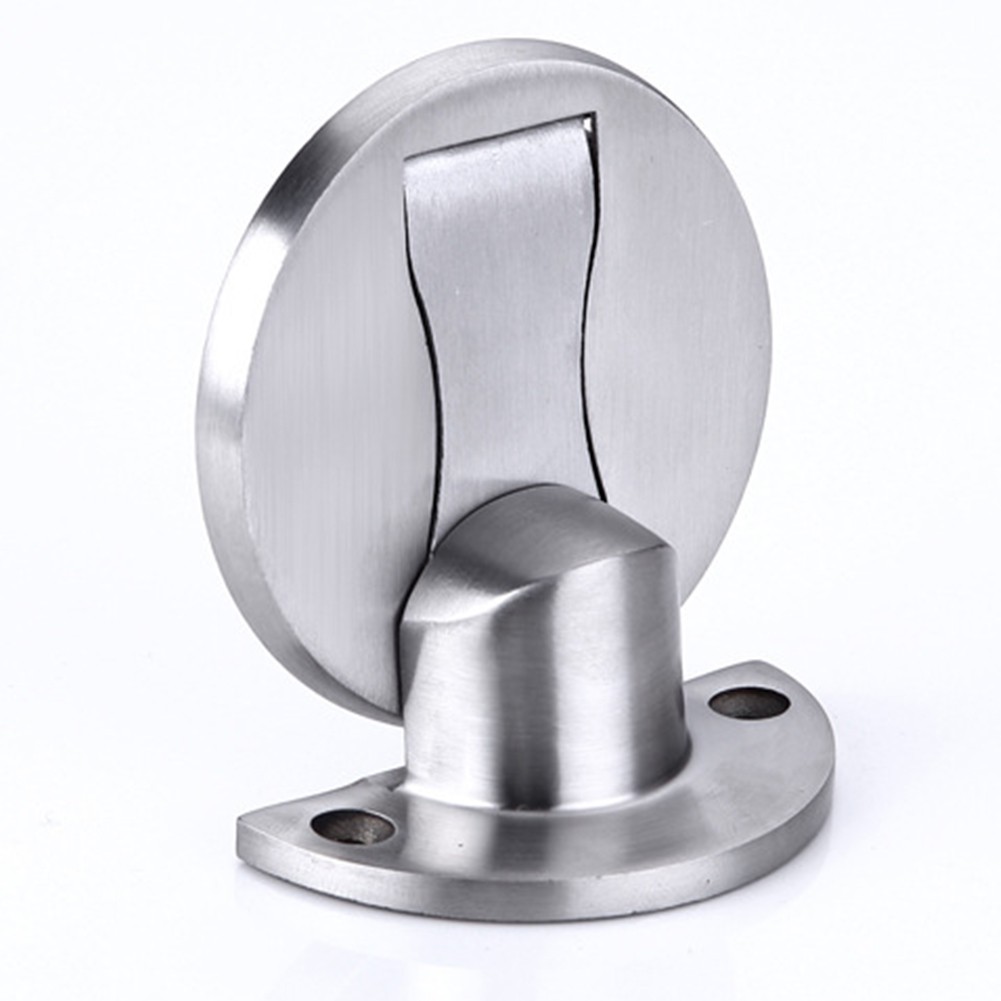 Toilet Stainless Steel Powerful Hardware Furniture Magnetic Practical Door Stopper Punch Free Holder Home