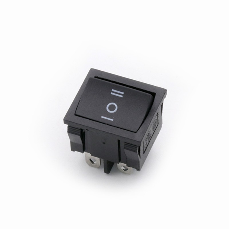 10pcs KCD5 21x24mm Double Power Rocker Switches Without Black Light ON-OFF-ON 4pin 6A/250V 15A/125V AC