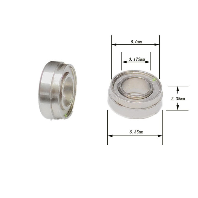 10pcs Stepped Integral Bearings SR144TLKZ1WN for KAVO 625/630/640/636/550/650 3.175x6.35x5.98x2.78mm