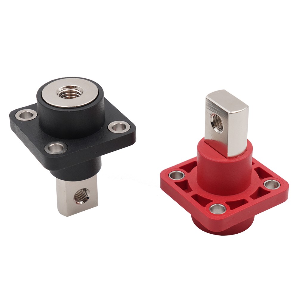 2pcs 250A through the wall new power terminal storage lithium battery positive and negative lead connector