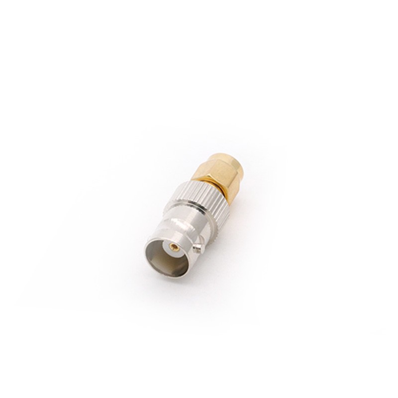 BNC Female Jack to SMA Male Plug Connector 12/50/100pcs RF Coax Coaxial Radio Antenna Converter Adapter