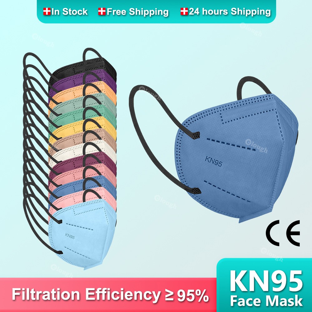 CE ffp2mascarillas KN95 FPP2 Respirator Face Masks 5 Layer Reusable FFP2 Breathing Mouth Cover fp2 Masque