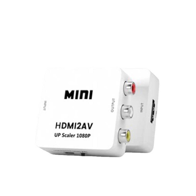 HDMI-متوافق مع محول RCA AV/CVSB L/R صندوق فيديو HD 1080P 1920*1080 60Hz HDMI2AV دعم NTSC PAL إخراج HDMIToAV