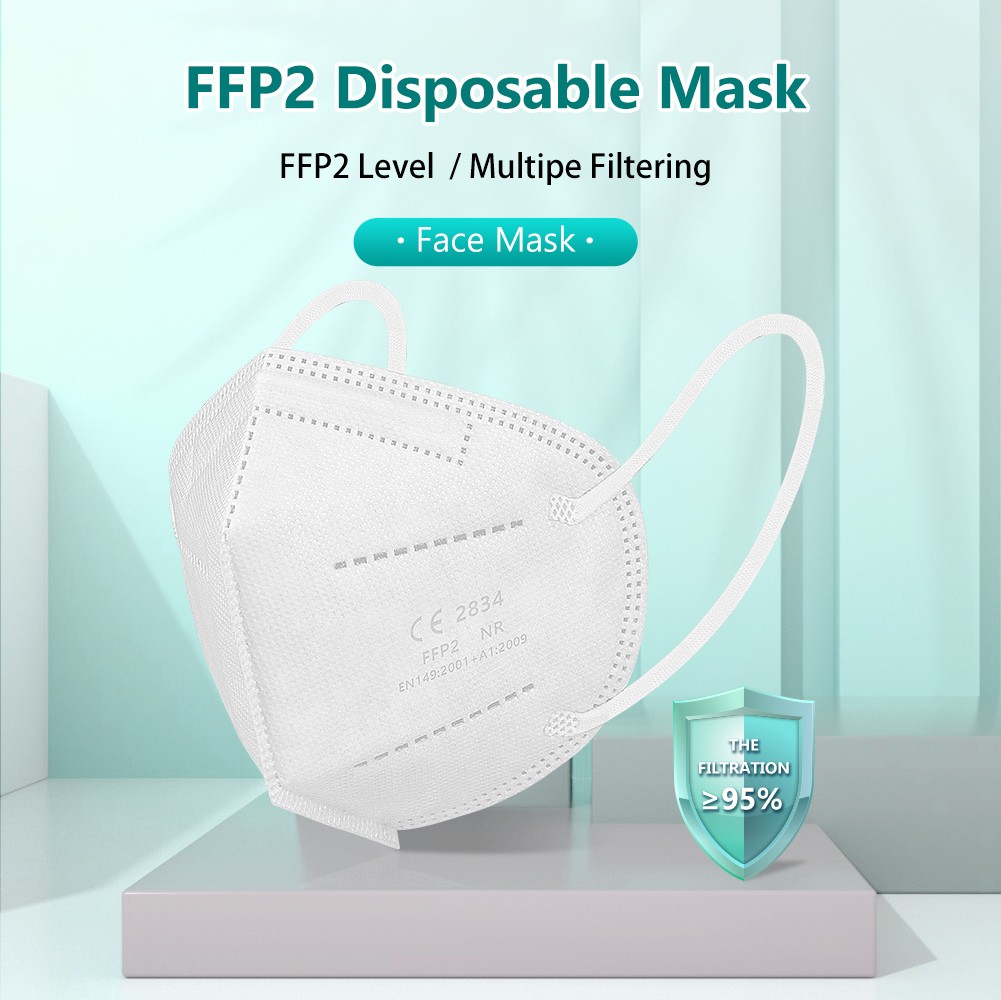 أقنعة 5 طبقات KN95 أقنعة سوداء ffp2fan FFP2 أقنعة CE المعتمدة FP2 Mascarillas FPP2 Negras 95% مرشح التنفس kn95 شهادة