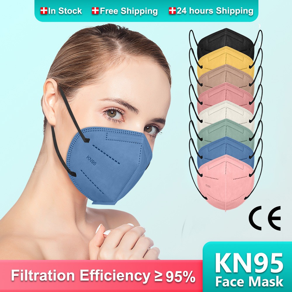 Kn95 certified mouth mask ffp2fan protective face mask safe healthy reusable mascarillas quiurgicas FPP2 gay