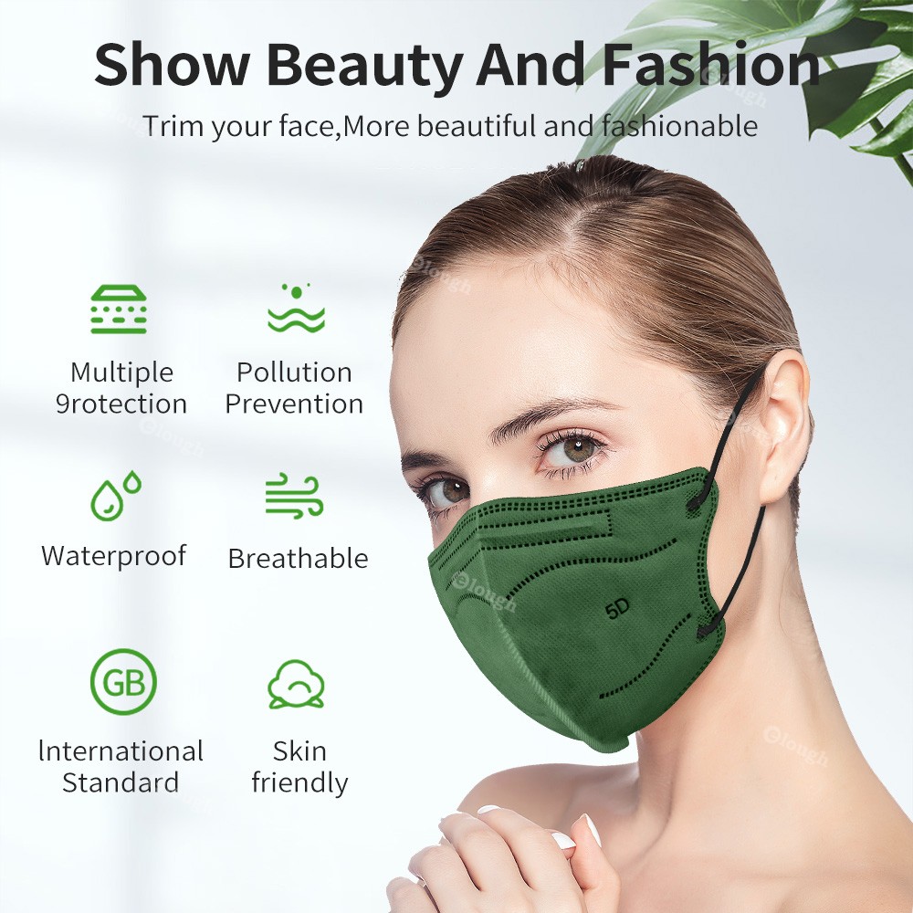 Mascarillas FFP2 Adult KN95 Face Masks Mascara FFP2 Respirator FPP2 Masks 5 Layer ffp2fan Approved FFP Certificate FFP 2 Mascara 10 to 100pcs