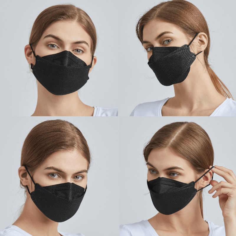 Mascarillas ngras FPP2 Mask Adult KN95 Morandi ffp2fan Face Mask 4 Layers FP2 Black Mask FFP2 CE Certificate 10-100pcs