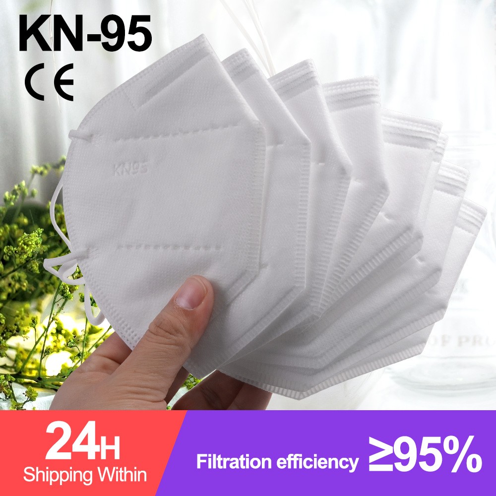 10-200pcs KN95 FFP2 Mask Mouth Mask 5 Layers Anti-droplets Protective KN 95 Face Masks Reusable KN95 ffp2fan CE Mascarillas