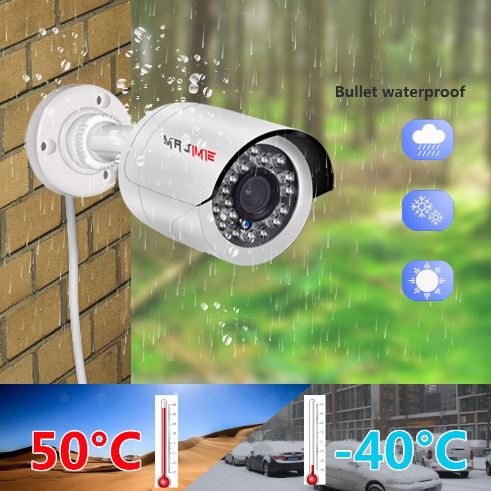 4K 8MP Security Video Camera IP POE Onvif H265 Audio Outdoor Metal Shell Bullet Waterproof Night Vision 48V 4MP 5MP Surveillance