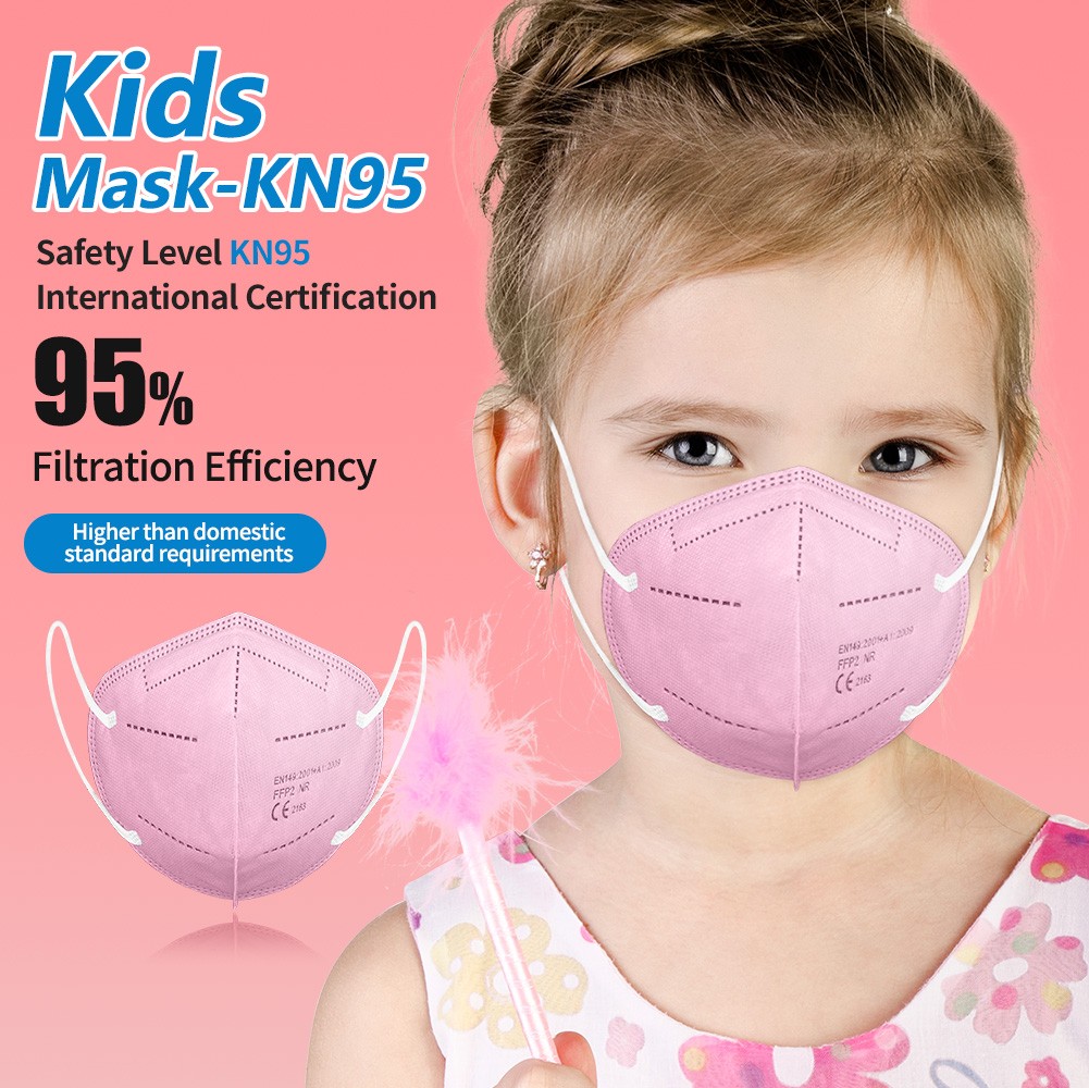 9-12 old CE ffp2 قناع للأطفال mascarillas fpp2 niños 5 طبقات أطفال KN95 أقنعة بنين بنات قناع الوجه ffp2fan Masque Enfant