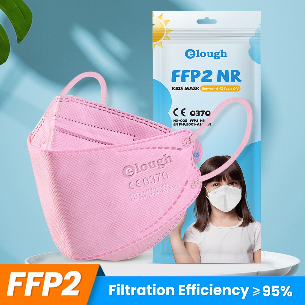 اقنعة FFP 2 للاطفال بعمر 6-12 سنة اقنعة FPP2 الاطفال kn 95 قناع FP2 homology ada 4 رقائق كورية KN95 قناع ffp2 انفانت ffp2fan niños