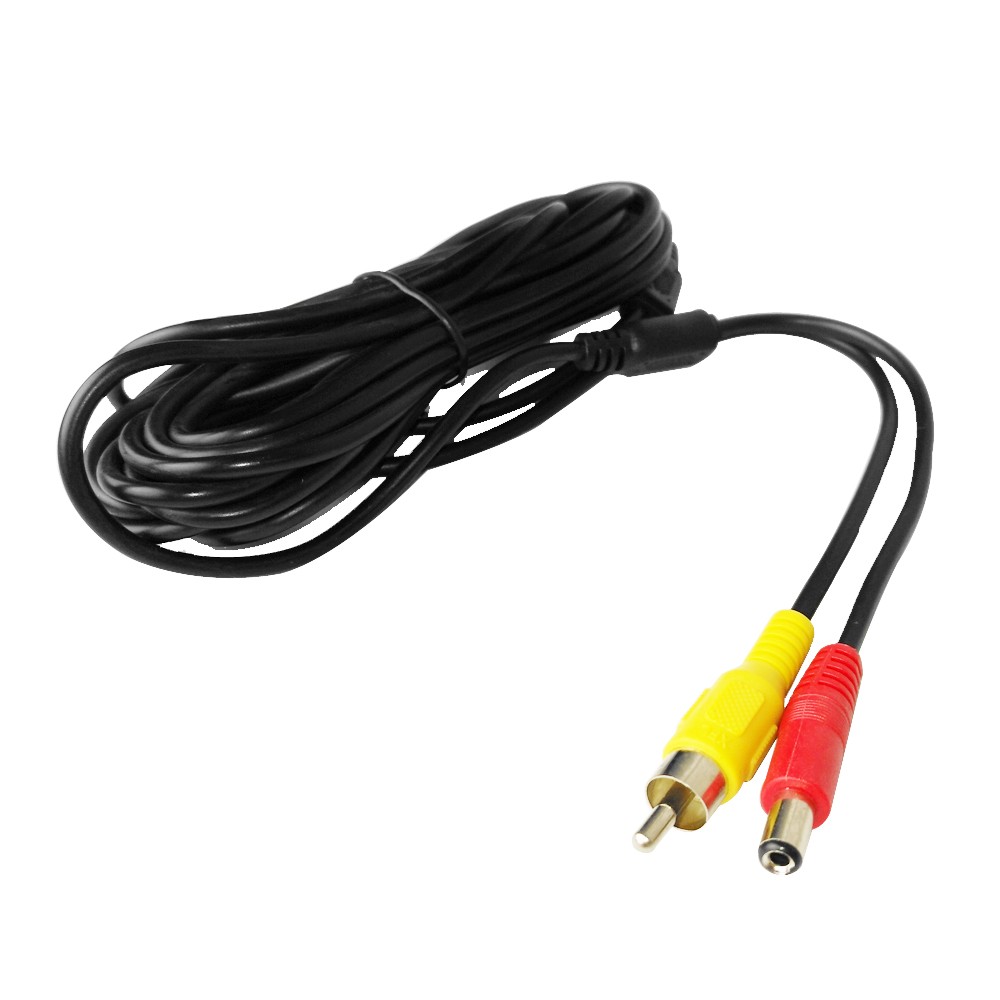 CCTV RCA Video Cable 5M 10M 20M 2IN1 DC In Video/Audio Out Extension Cable For DVR Analog Security Camera System