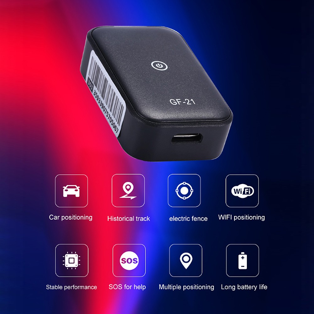 GF 09 19 20 21 22 Mini Car Tracker Magnetic Car GPS Locator Anti-lost Recording Tracking Device Can Voice Control Phone Wifi LBS