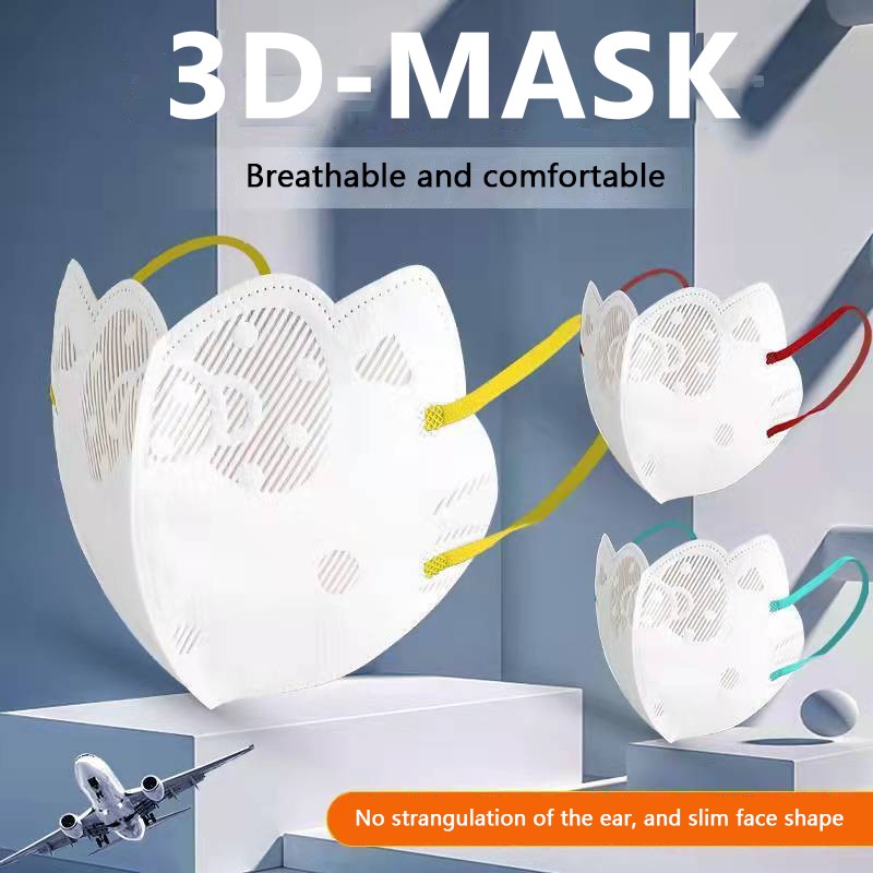 Cat Mask Disposable Masks Cute Cartoon Mask Respiratory Filter Masquerade Masks Women 3D Mask