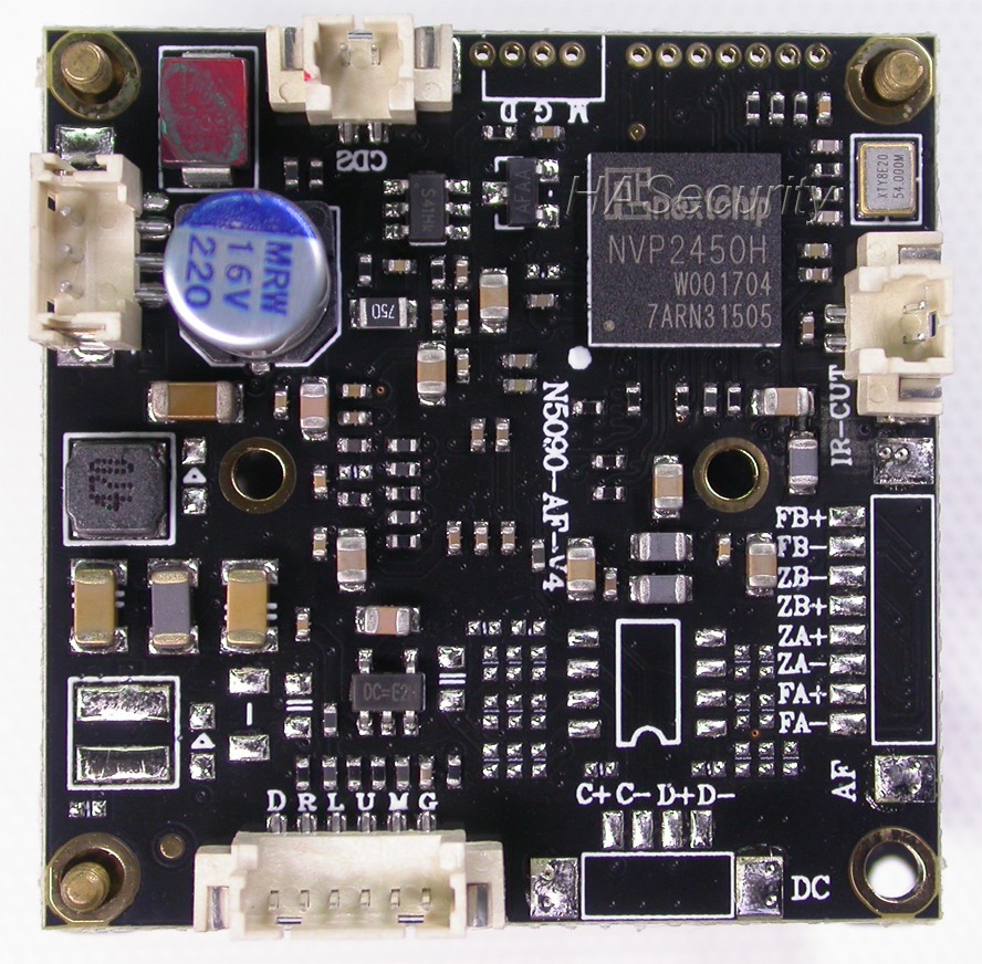 HDR (WDR) AHD-H (1080P) 1/2.8" Sony STARVIS IMX327 CMOS Image Sensor + NVP2450 CCTV Camera PCB Board Module (Support UTC)