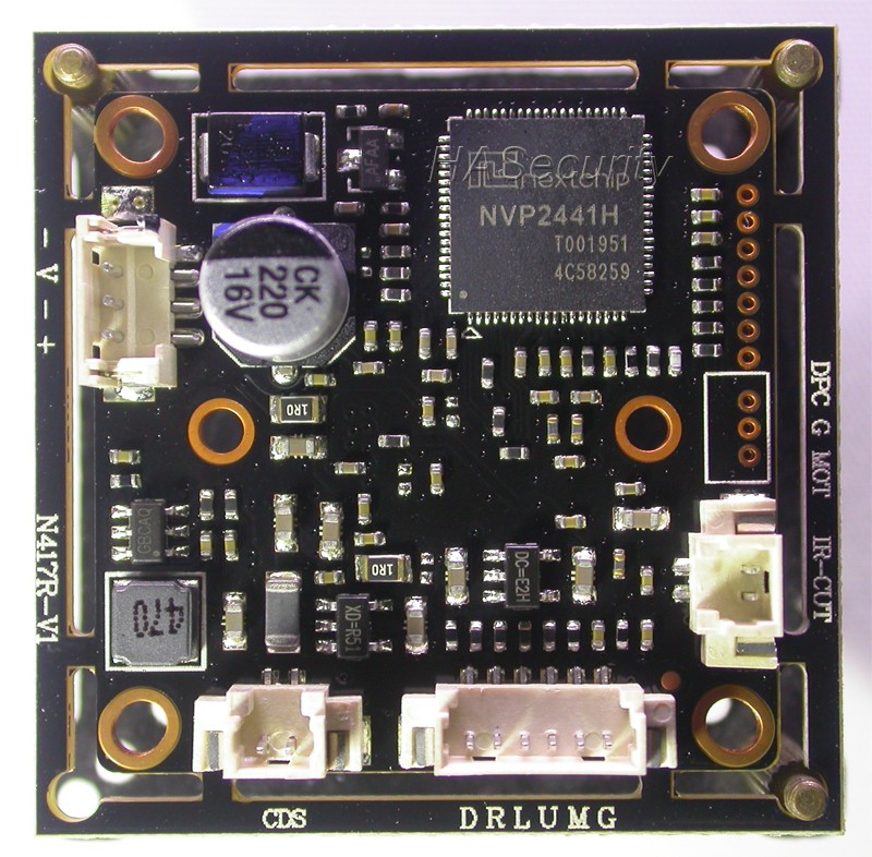 AHD-H (1080P) / CVBS(D1) 1/2.8 "سوني STARVIS IMX291 CMOS + NVP2441 CCTV كاميرا PCB مجلس وحدة + OSD كابل + M12 عدسة + IRC (UTC)