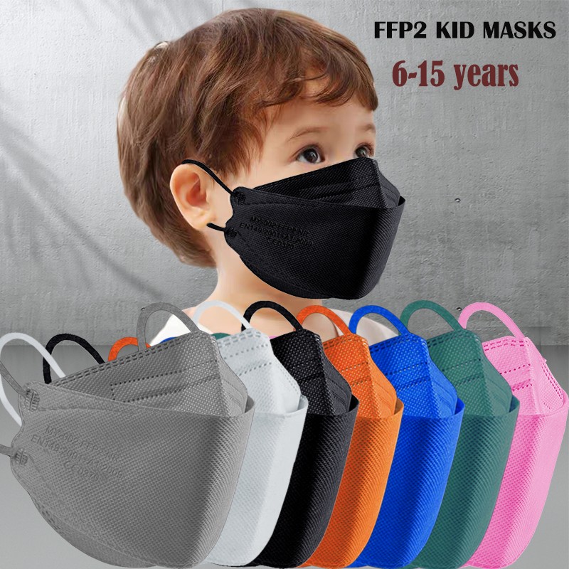 kids mask fish type kn95 protective face masks fpp2 homology ada masque ffp 2 mascara pff2 kn 95 ffp2 children to 9 to 12 years